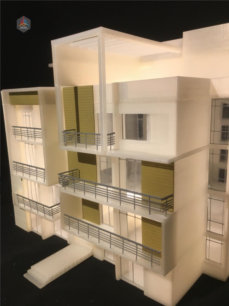 Detailed and Colored Architectural Model - AMTech 3D Printing Egypt