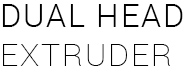 Dualhead 3d extruder