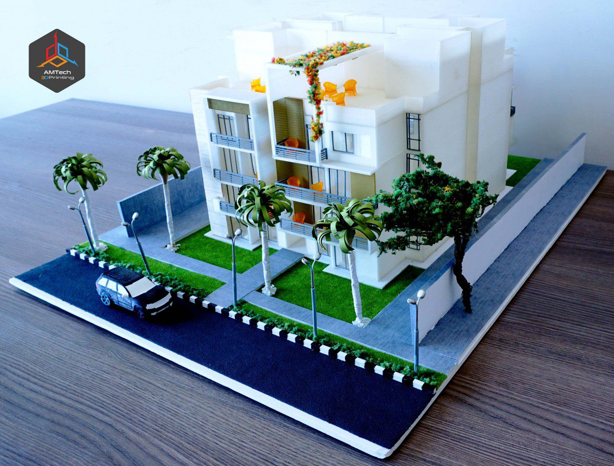 Detailed Architectural 3D Model ALMARASEM - AMTech 3D Printing Egypt