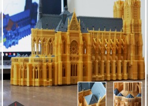 3D Printed Scale Model of the Notre Dame Cathedral