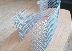 3D printed Facade of architectural model